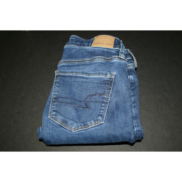 American Eagle jeans womens 6 hi rise jegging next level stretch 26 x 28 blue - Picture 11 of 12